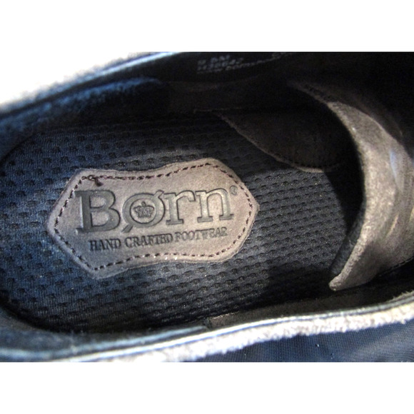 EUC! Born Gray Suede Lace Up Low Top Sneaker Shoes Men 9.5 M main image 6